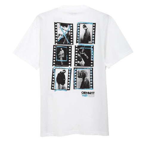 Carhartt WIP S/S Contact Sheet T-Shirt White I033178.02.XX.03 Degli Uberti